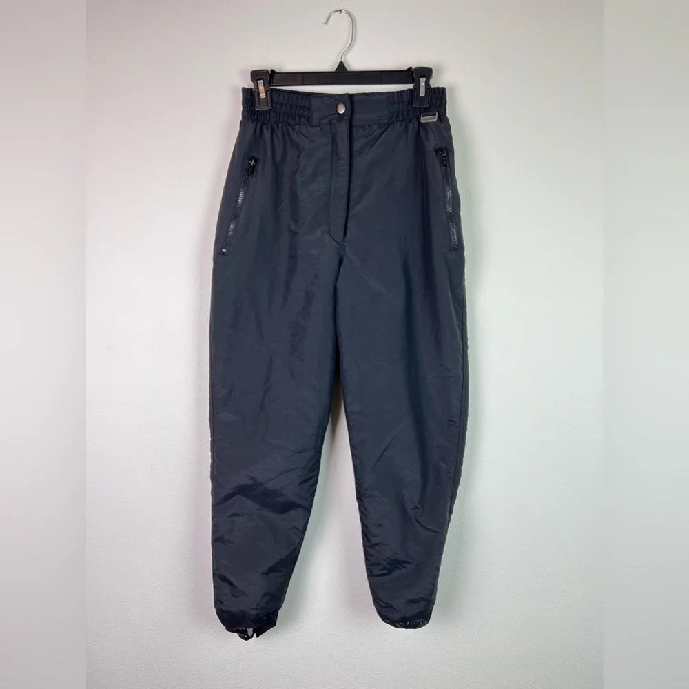 Vintage‎ Profile Women's Ski Snow Pants Size 8 Mesh Feet Slips Pockets Outdoor